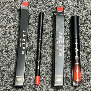 Jaclyn Cosmetics Poutspoken Liquid Lipstick and Lipliner No Rules NIB